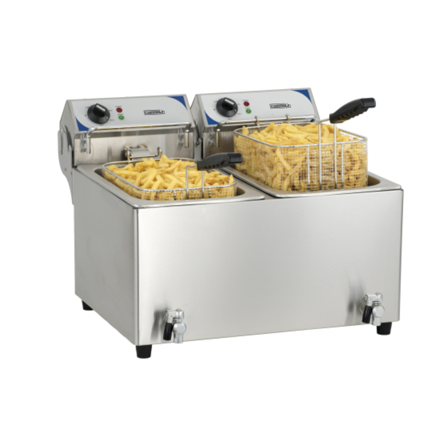 Friteuse électrique 2x10 L/ L 58 x P 74 x H 45 cm