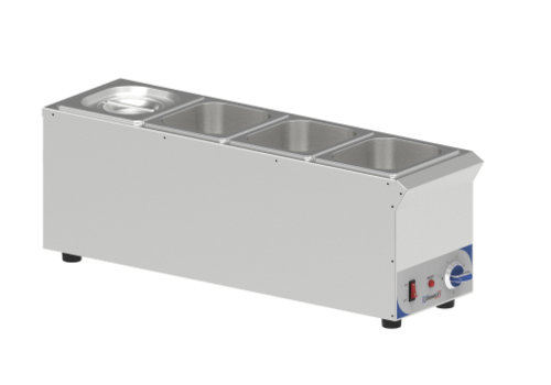  ProChef Bain marie à sauce 4 X GN 1/6/ L 20 x P 72 x H 25 cm 