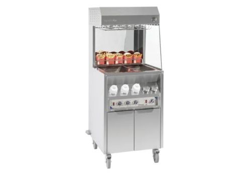  ProChef Poste de salage chauffe sauce/  L 60 x P 72 x H 1 60 cm 