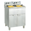 ProChef Friteuse électrique sur pieds 2x 10 L/ L 66 x P 70  x H 108 cm