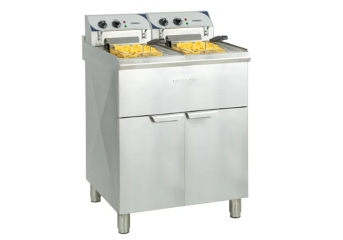  ProChef Friteuse électrique sur pieds 2x 10 L/ L 66 x P 70  x H 108 cm 