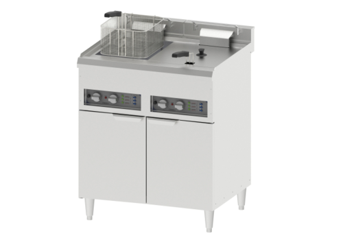  ProChef Friteuse électrique sur pieds 2 x 16 L/ L 80 x P 66  x H 103 cm 