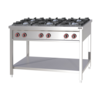 ProChef Fourneau à gaz/ 6 feux/ L 120 x P 70 x H 90 cm