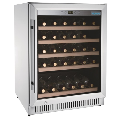  Polar Refroidisseur à vin | 51 bouteilles | 81 H x 59,5 L x 58,5 P cm 