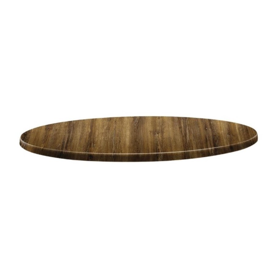 Plateau de table rond atacama cherry