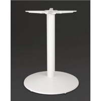 Pied de table en fonte blanc - 728(H) x 548(Ø)mm