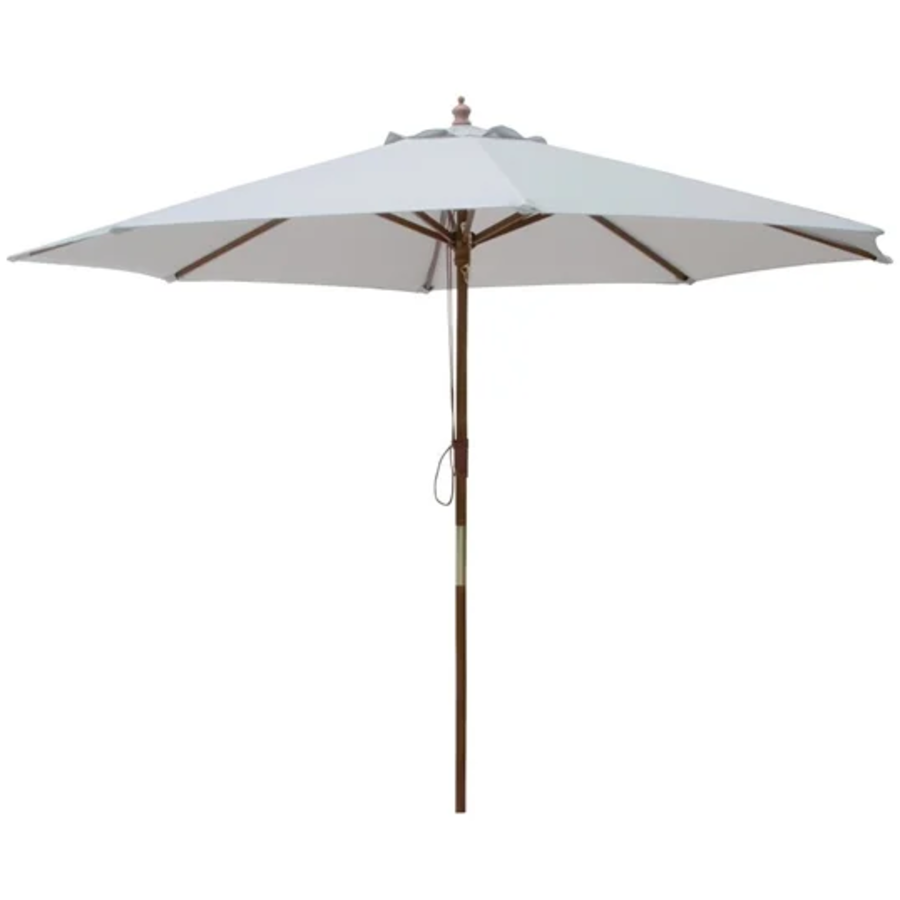 Parasol rond gris2,68 (H) x 3 (Ø) m