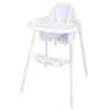 ProChef Chaise haute bébé blanc brillant - 1010(H) x 650(L) x 770(P) mm