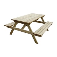 Table pique-nique en bois - 1,5m