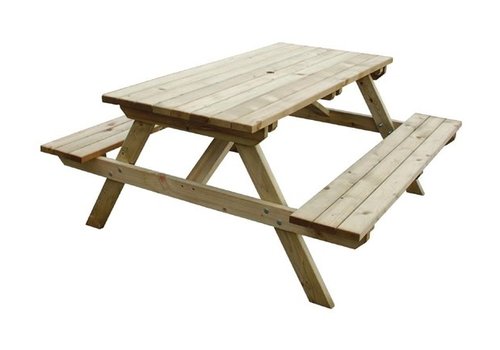  ProChef Table pique-nique en bois - 1,5m 