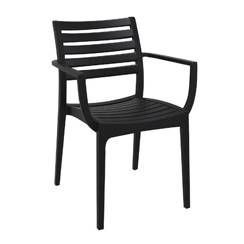  ProChef Fauteuils noirs 820(H) x 580(L) x 580(P) mm - (lot de 2) 