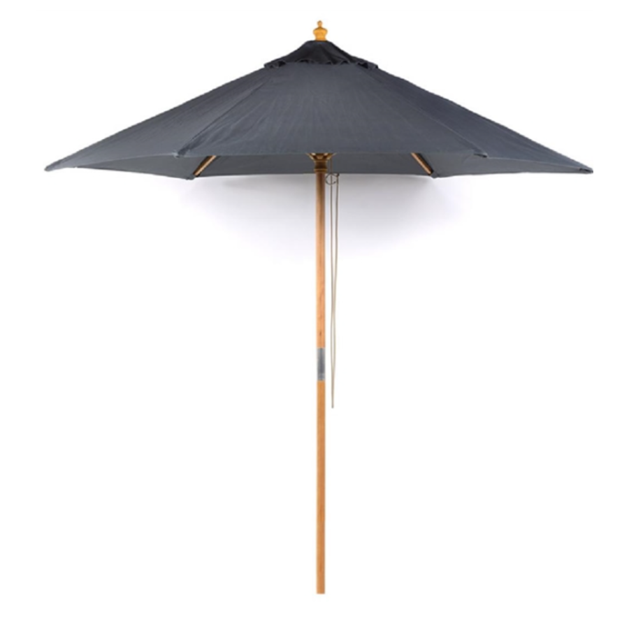 Parasol rond Cheltenham gris 2,4(H) x 2,5(Ø)m