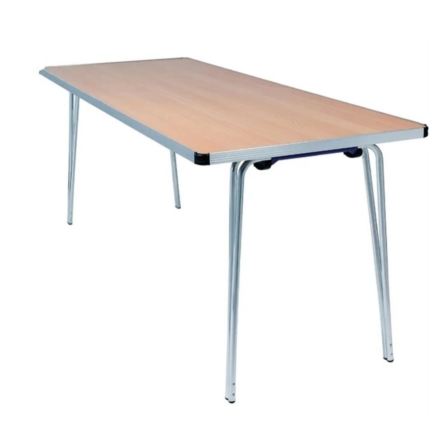 Table pliante effet hêtre -1830mm