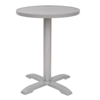 Plateau de table rond en aluminium  gris clair 580 mm