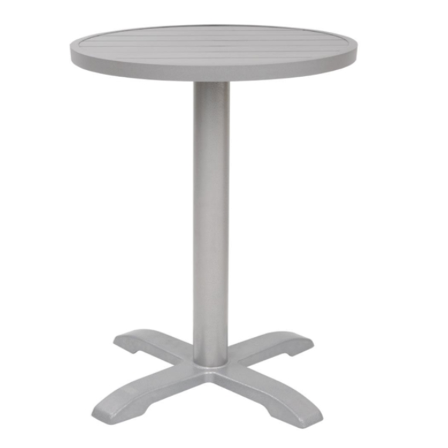 Plateau de table rond en aluminium  gris clair 580 mm