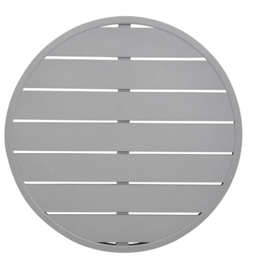 Plateau de table rond en aluminium  gris clair 580 mm