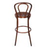 ProChef Tabouret haut bistro en bois courbé noyer 750 mm