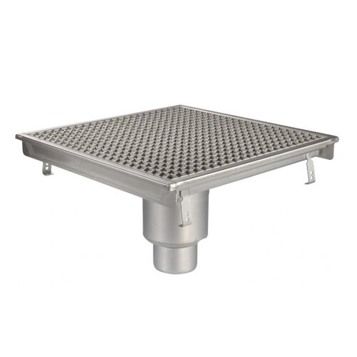  ProChef Caniveau de sol 500x500 mm inox - sortie verticale 