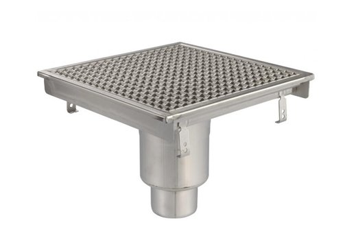  ProChef Caniveau de sol 400x400 mm inox - sortie verticale 