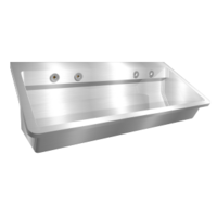 Lavabo rigole en Inox | 4 dimensions