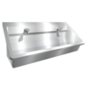 ProChef Lavabo rigole inox avec tuyauterie et robinets | 4 dimensions