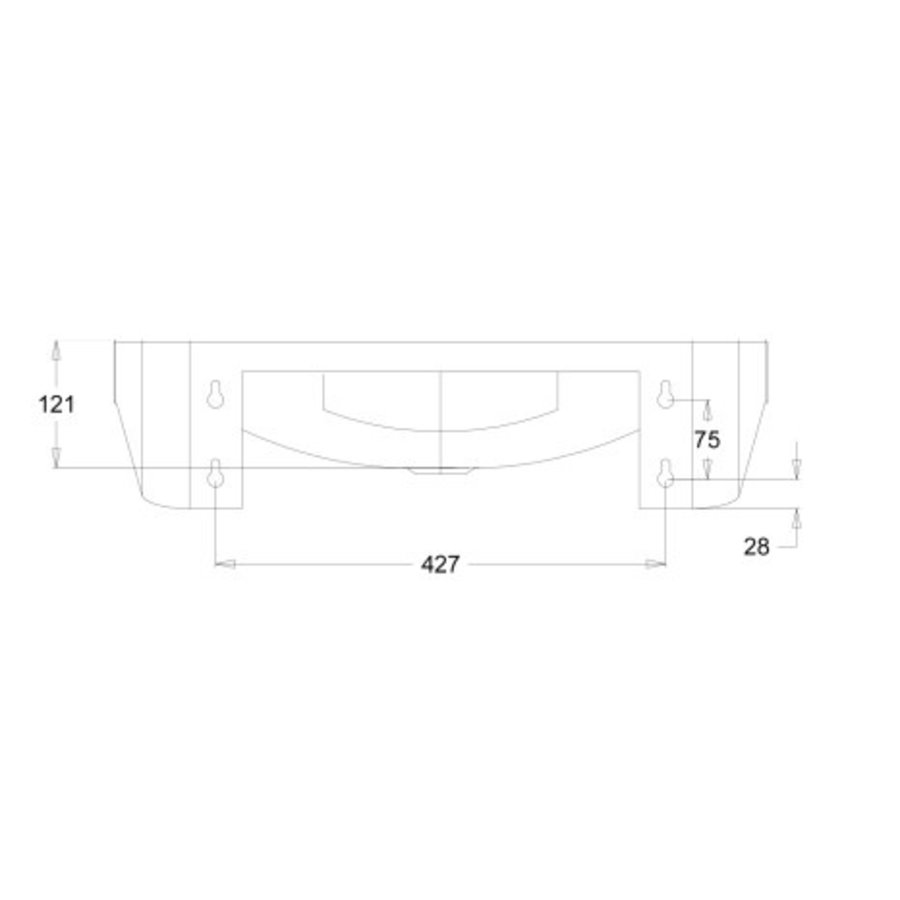 Lavabo spécial PMR - 620x444x160 mm