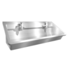 ProChef Lavabo rigole inox avec mitigeur en inox | 4 dimensions