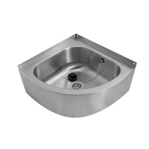  ProChef Lavabo d'angle inox - 360x360x175 mm 