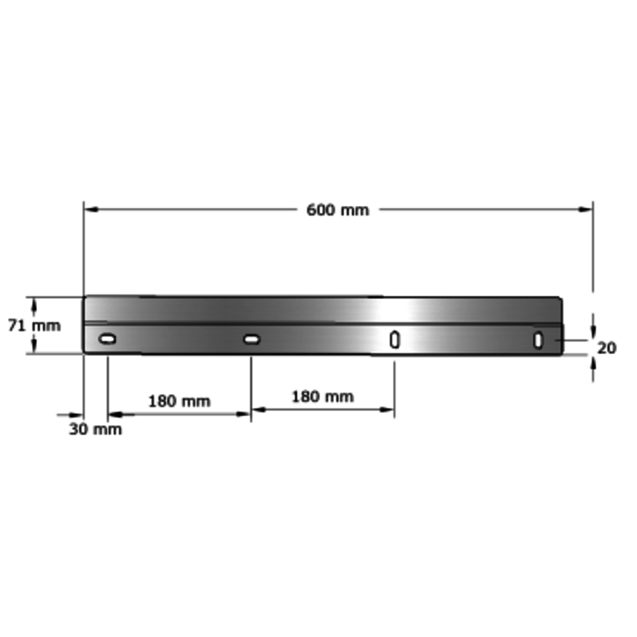 Lavabo rigole inox sans doseret | 6 dimensions