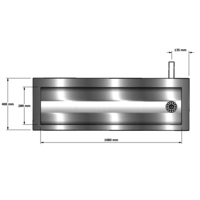 Lavabo rigole inox sans doseret | 6 dimensions