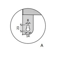 Lavabo rigole inox avec robinets et dosseret | 6 dimensions