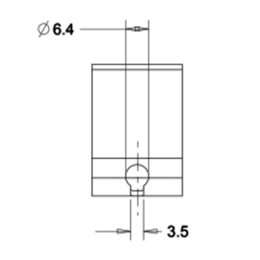 Vasque ronde a encastrer Ø 440 - 155 Hmm