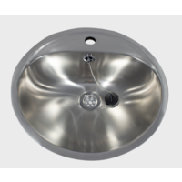 Vasque  a encastrer en forme de D - L 404 x P 319 x H 160 mm