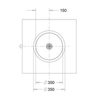 Vasque a encastrer Bulles I/II inox