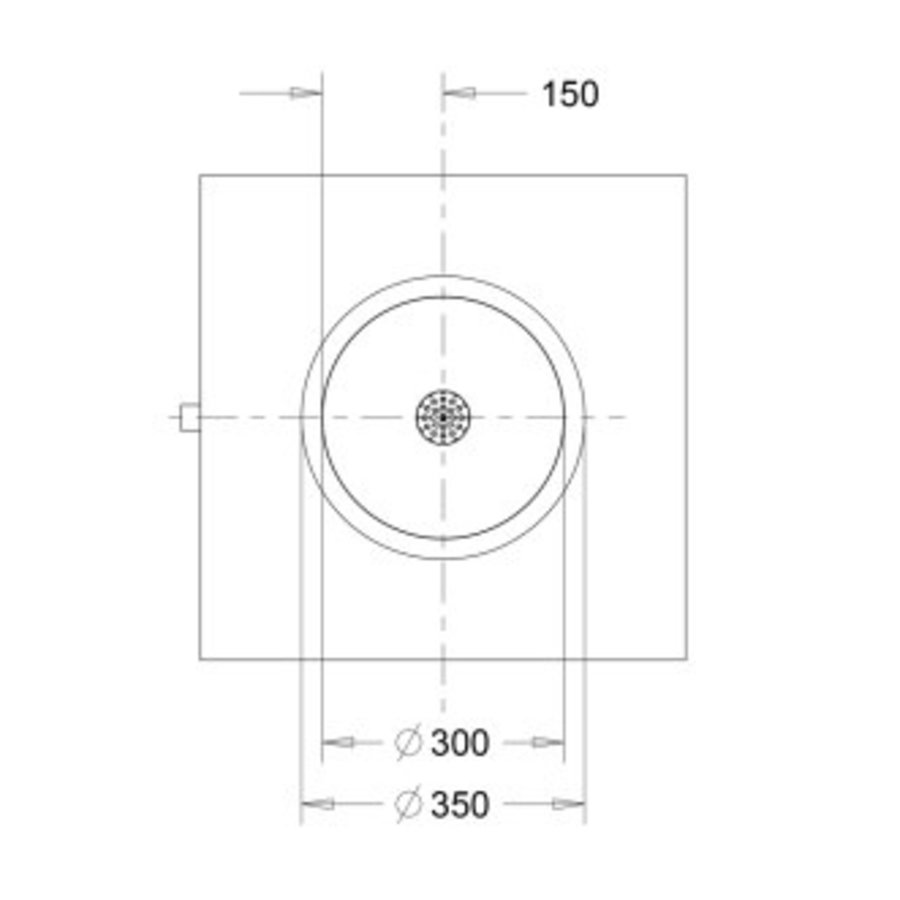 Vasque a encastrer Bulles I/II inox