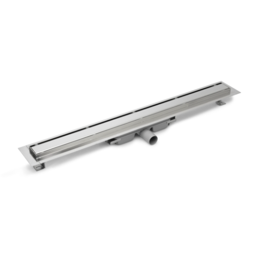  ProChef Caniveau de douche inox 850 x 60 mm - 0,53 l/s - sortie horizontale 