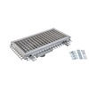 ProChef Caniveau de sol inox 600x300mm drain central  ø75mm - sortie verticale