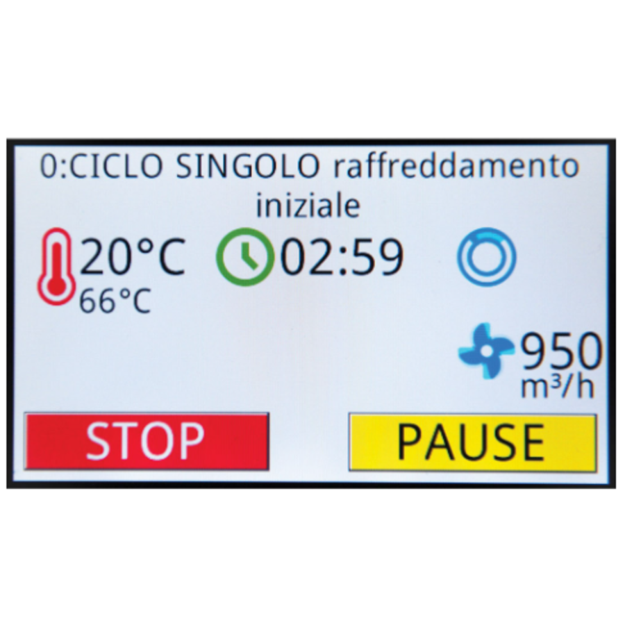 Séchoir rotatif électrique, capacité 10 kg, avec rotation alternée TOUCH SCREEN