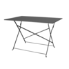 Bolero Table Pliante Pavement Style Noir 1100mm x 700mm