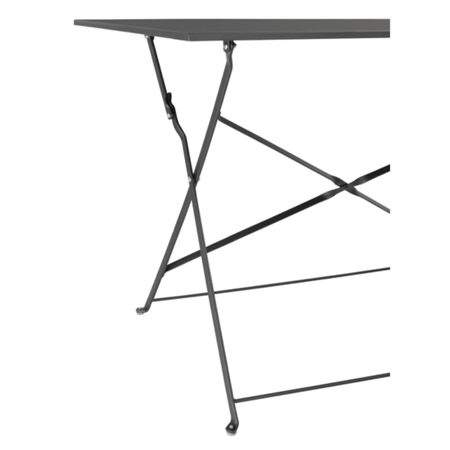 Table Pliante Pavement Style Noir 1100mm x 700mm