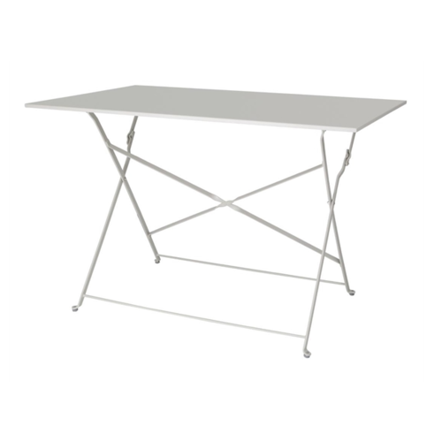  Bolero Table pliante Pavement Style gris 1100 mm x 700 mm 