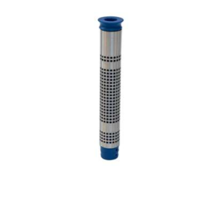 Tube de trop-plein perforé en inox 305mm (H)