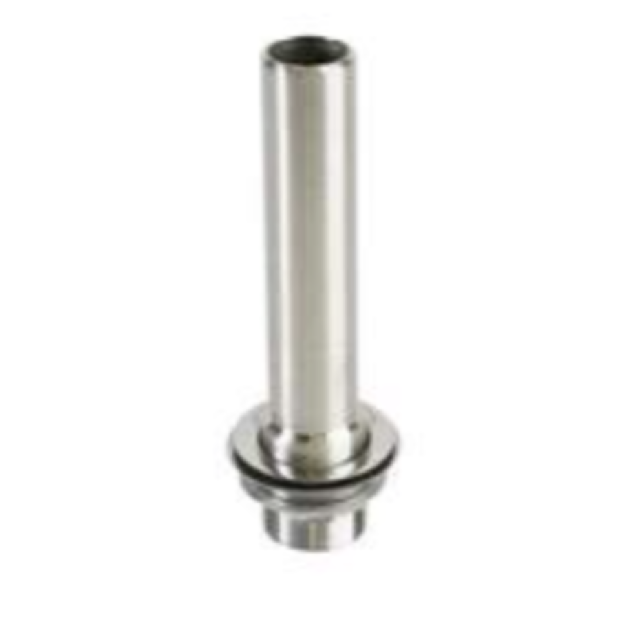 Set tube de trop-plein en inox 170 mm (H)