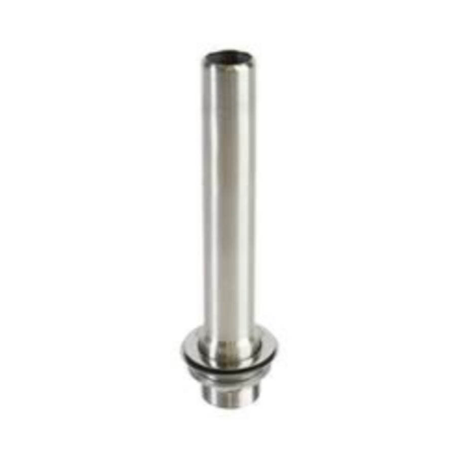 Set tube de trop-plein en inox 230mm (H)