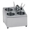 ProChef Porte ramasse-couverts en inox 22,2cmHx30cml