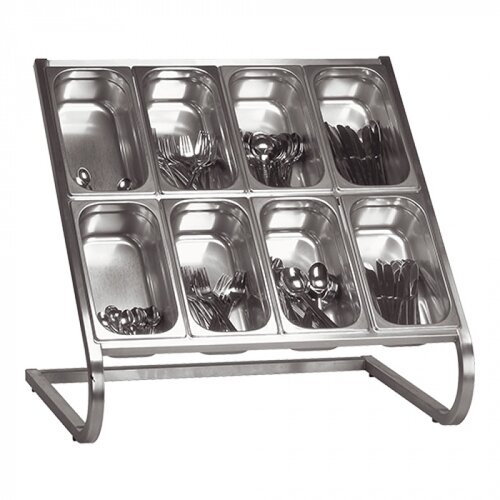  ProChef Porte ramasse-couverts en inox 60cmHx73,8cml 