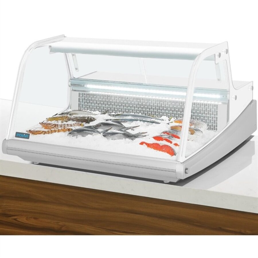 Vitrine réfrigérée poisson Polar série G 175L ou 225L