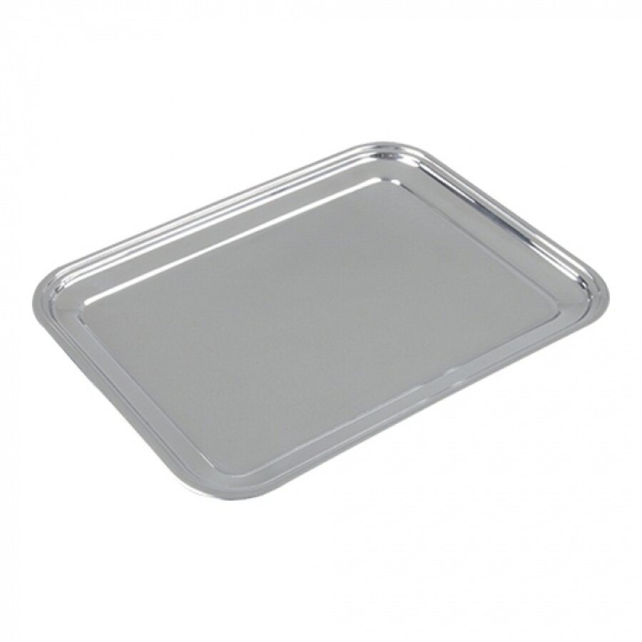 Plateau rectangulaire acier 53 x 32,5 cm