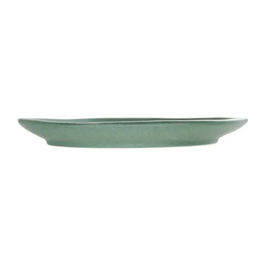 Assiettes Chia verte 27cm lot de 6