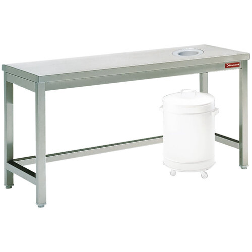  Diamond Table débarras,  de tri avec ouverture à déchets 1000x700x880/900 